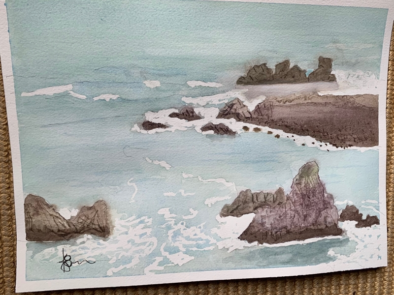 Next Stop Antartica by artist K June Baker